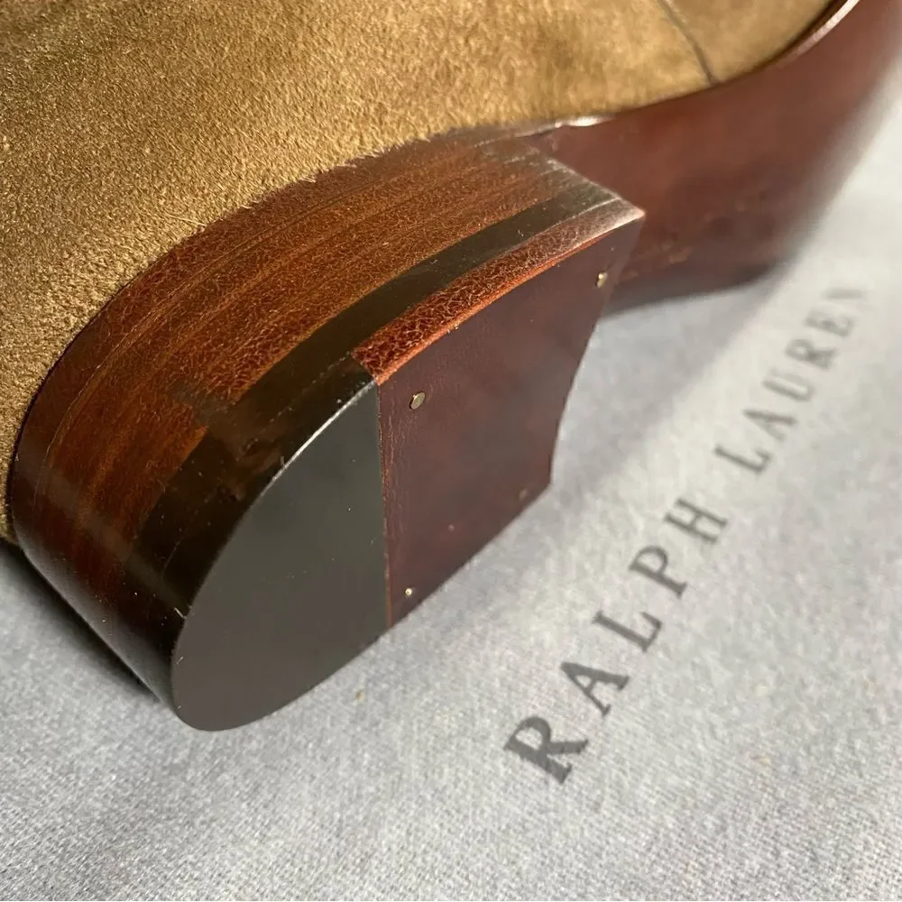 Ralph Lauren Fall 2006 Runway Collection Italian Mink Suede Over the Knee Boot